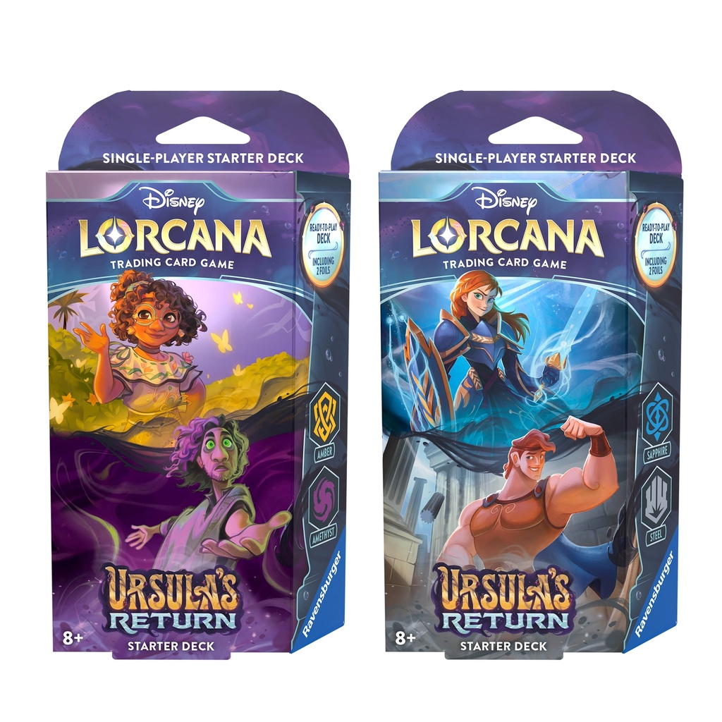 Starter Deck 4 Ursula's Return - Amber Amethyst - Disney Lorcana TCG