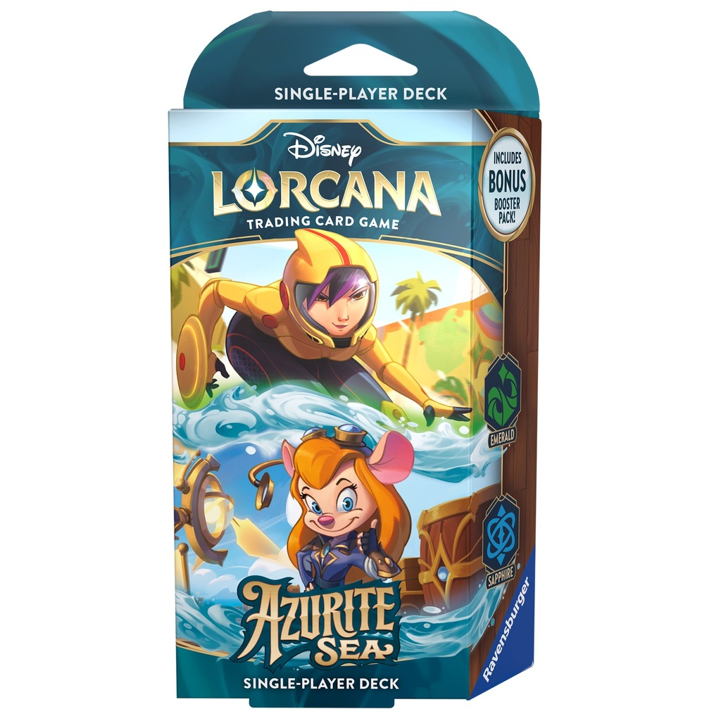 Starter Deck 6 Azurite Sea - Emerald Sapphire - Disney Lorcana TCG