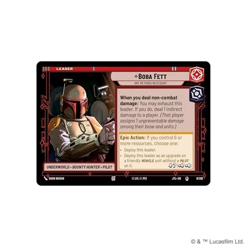 Jump to Lightspeed - Boba Fett Spotlight Deck - Star Wars Unlimited Inglés