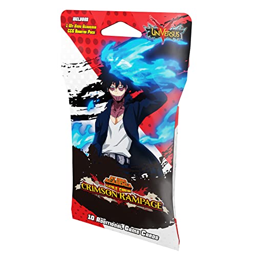 UNIVERSUS - MY HERO ACADEMIA - CAJA DE SOBRES CRIMSON RAMPAGE INGLÉS