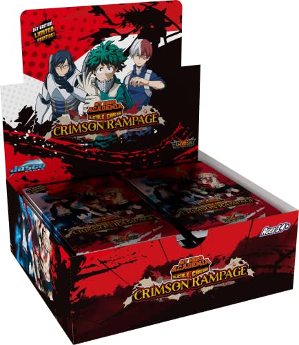 UNIVERSUS - MY HERO ACADEMIA - CAJA DE SOBRES CRIMSON RAMPAGE INGLÉS
