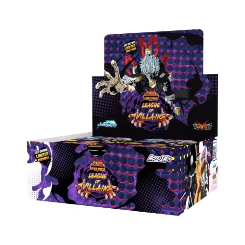 UNIVERSUS - MY HERO ACADEMIA - CAJA DE SOBRES LEAGUE OF VILLAINS INGLÉS