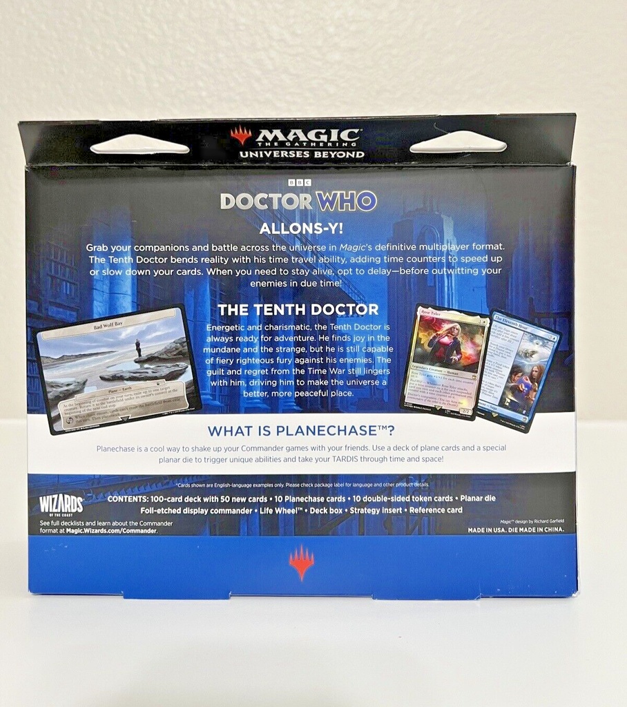 Magic the Gathering - Hasbro D2363 Magic the Gathering: Doctor Who Commander Deck - Masters of Evil - Black