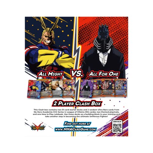 UNIVERSUS - MY HERO ACADEMIA - RIVAL BOX ALL MIGHT VS ALL FOR ONE INGLÉS
