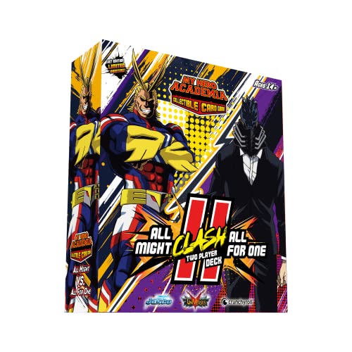 UNIVERSUS - MY HERO ACADEMIA - RIVAL BOX ALL MIGHT VS ALL FOR ONE INGLÉS