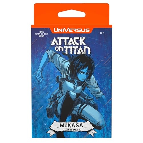 UNIVERSUS - Attack on Titan- Mikasa Ckash Deck INGLÉS