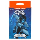 UNIVERSUS - Attack on Titan- Mikasa Ckash Deck INGLÉS