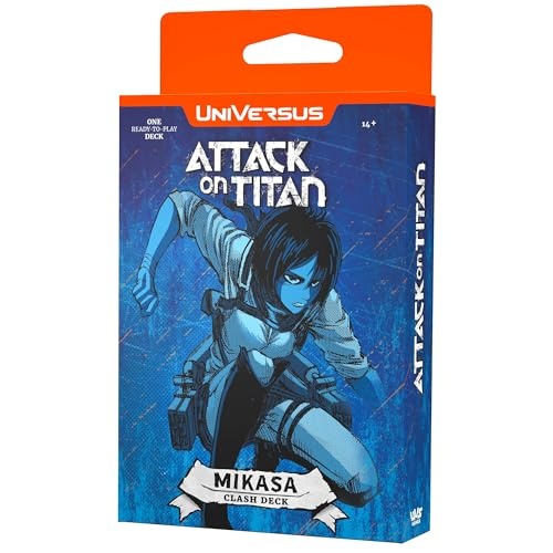 UNIVERSUS - Attack on Titan- Mikasa Ckash Deck INGLÉS