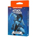 UNIVERSUS - Attack on Titan- Mikasa Ckash Deck INGLÉS