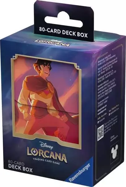 Aladdin 80 Card Deckbox - Disney Lorcana