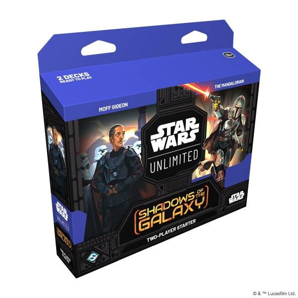 [841333122300] Shadows of the Galaxy - Starter Pack - Star Wars Unlimited Inglés