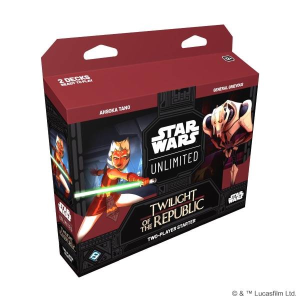 [841333122249] Twilight of the Republic - Starter Set - Star Wars Unlimited Inglés