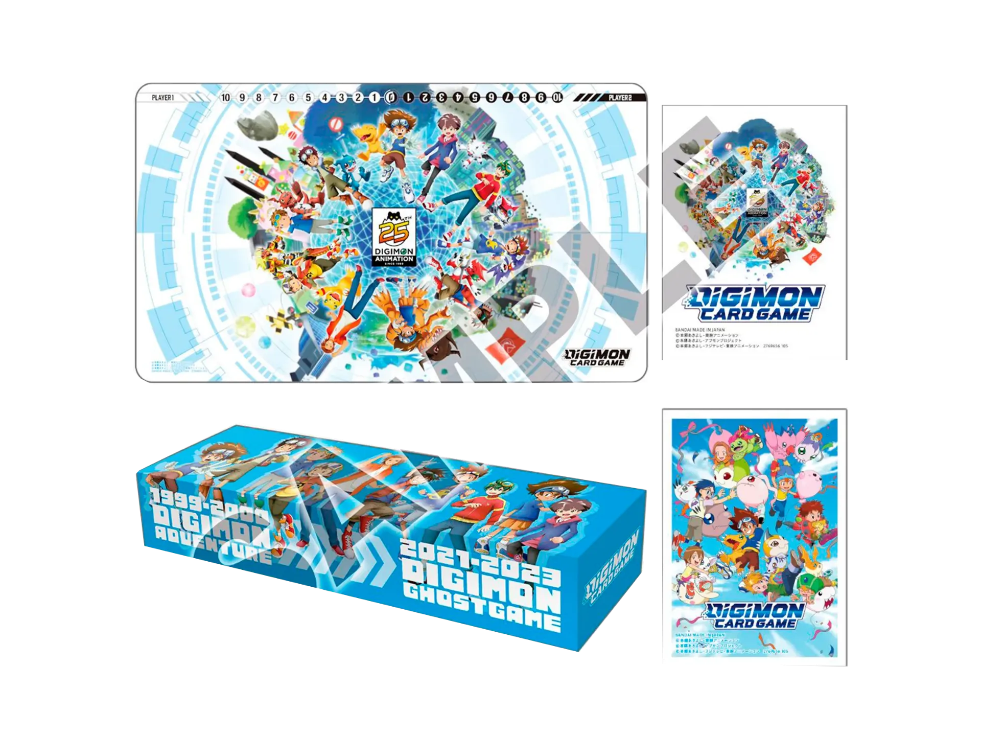 Set PB20 25 Anniversary - 1999-2000 Digimon Adventure 2021-2023 Digimon Ghost Game- Digimon Animation Series