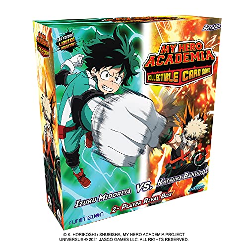 UNIVERSUS - MY HERO ACADEMIA - RIVAL BOX MIDORIYA VS BAKUGO INGLÉS