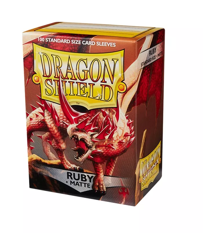 [5706569110376] Fundas Ruby Matte - Dragon Shield Standard 100