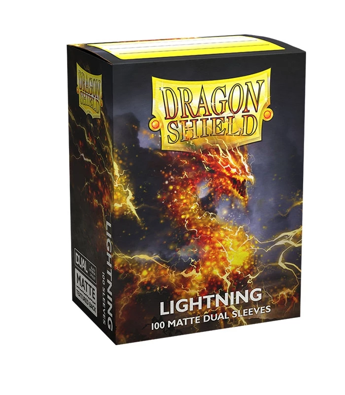 [5706569150471] Fundas Dual Matte Lightning (100 ud.) - Dragon Shield