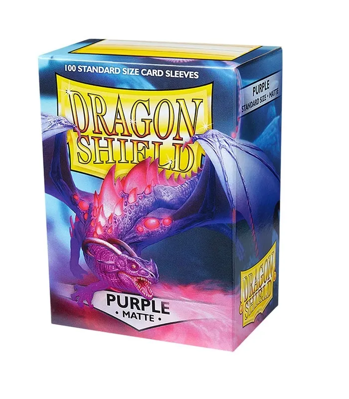 Fundas Purple Matte Morado - Dragon Shield Standard 100
