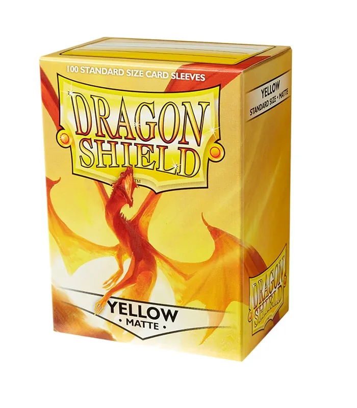 Fundas Matte Amarillo (60 ud.) - Dragon Shield
