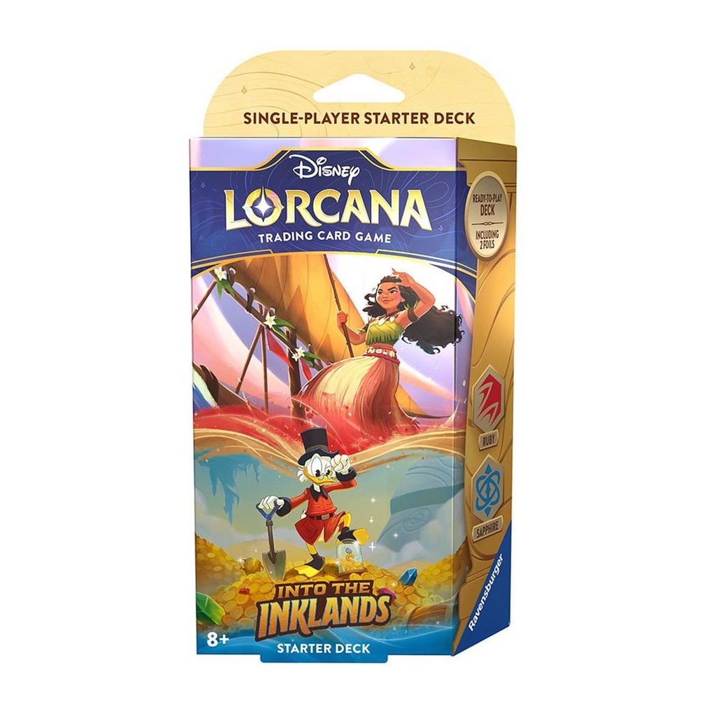 Starter Deck 3 Into the Inklands - Ruby Sapphire - Disney Lorcana TCG