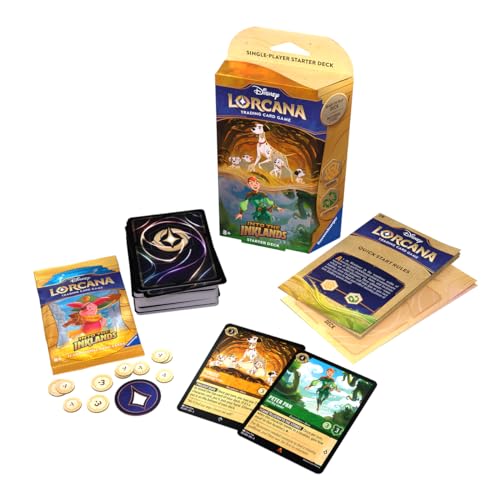 Starter Deck 3 Into the Inklands - Amber Emerald - Disney Lorcana TCG