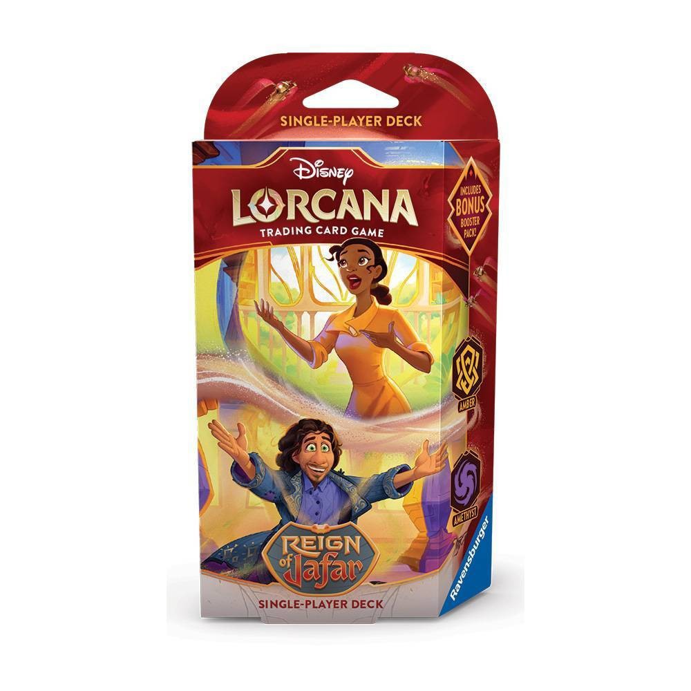 Starter Deck 8 Reign of Jafar - Amber Amethyst - Disney Lorcana TCG