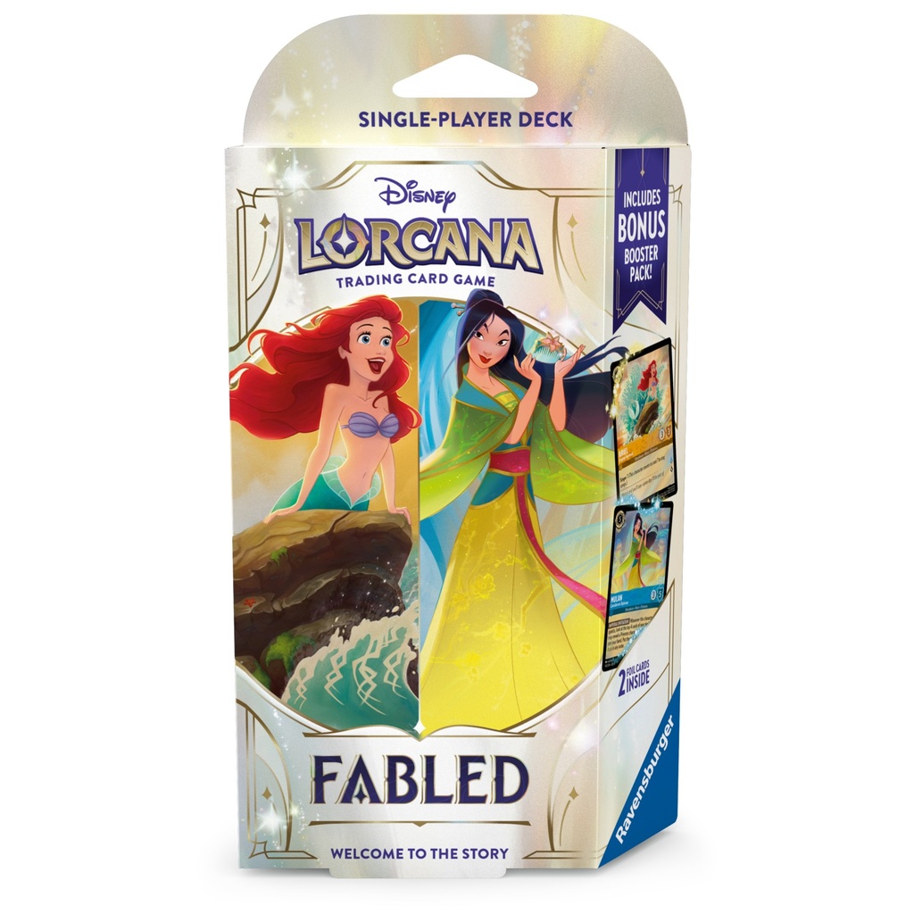 Starter Deck 9 Fabled - Amber Sapphire - Disney Lorcana TCG