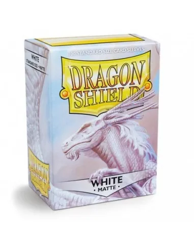 Fundas Matte White - Dragon Shield - Standard 100