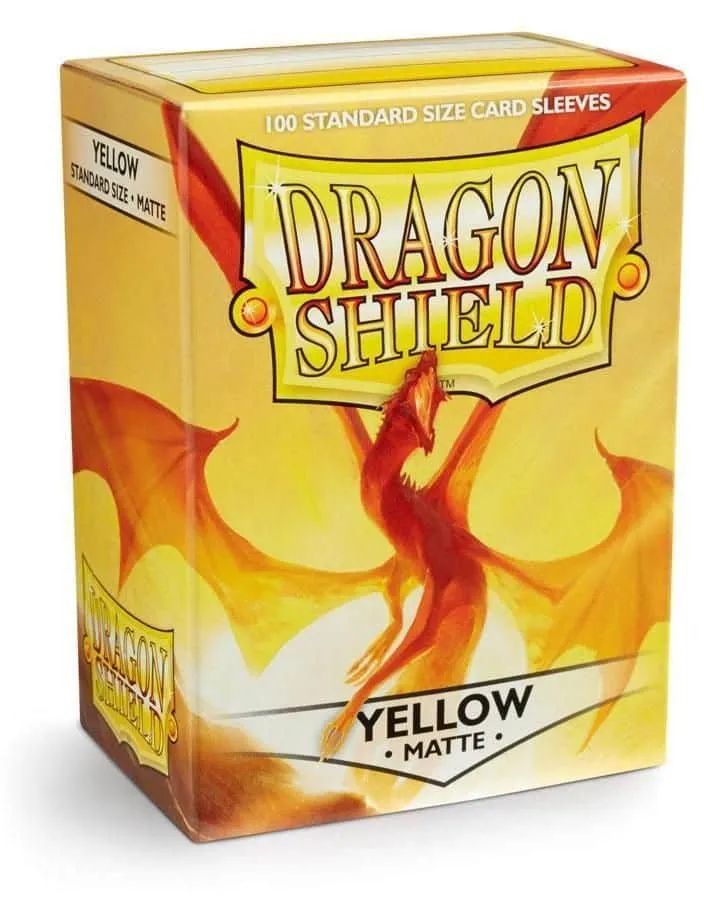 Fundas Matte Yellow Amarillo - Dragon Shield