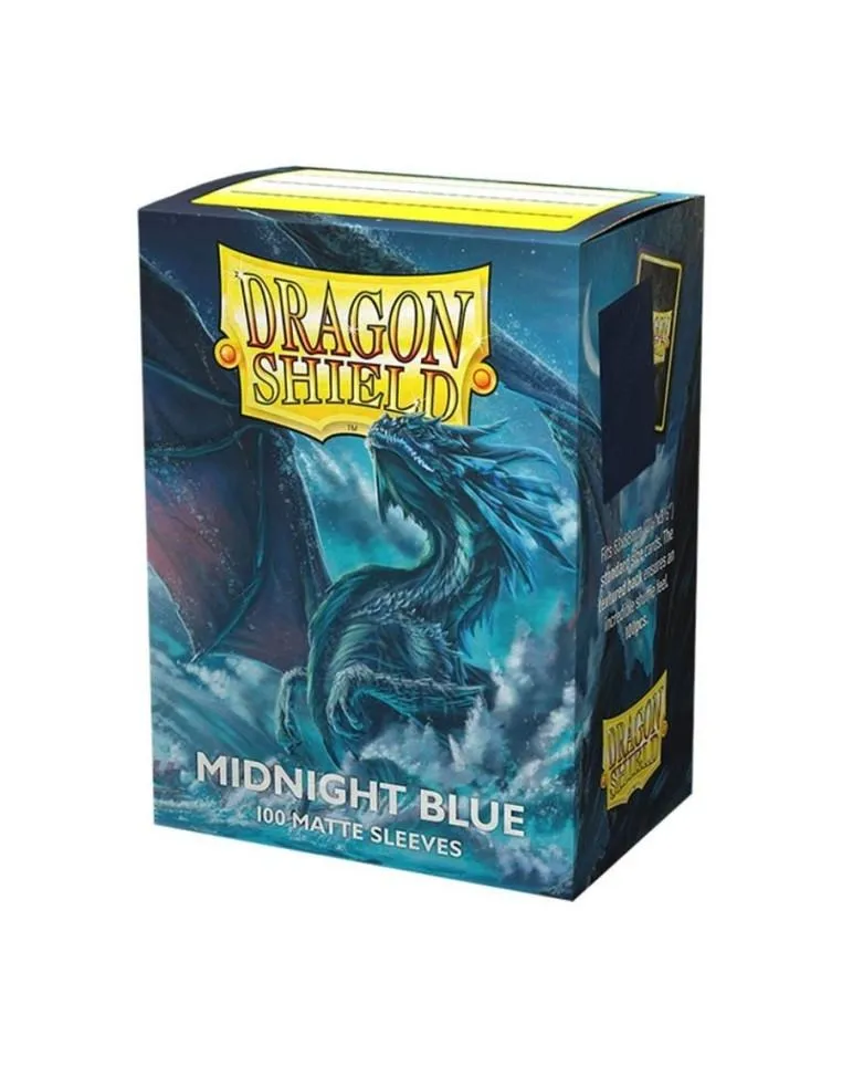Fundas  Matte Midnight Blue Dragon & Shield