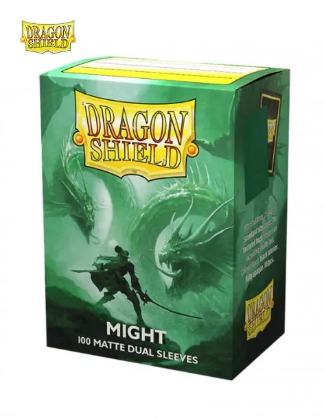 [5706569150587] Fundas Dual Matte Might Verde - Dragon Shield