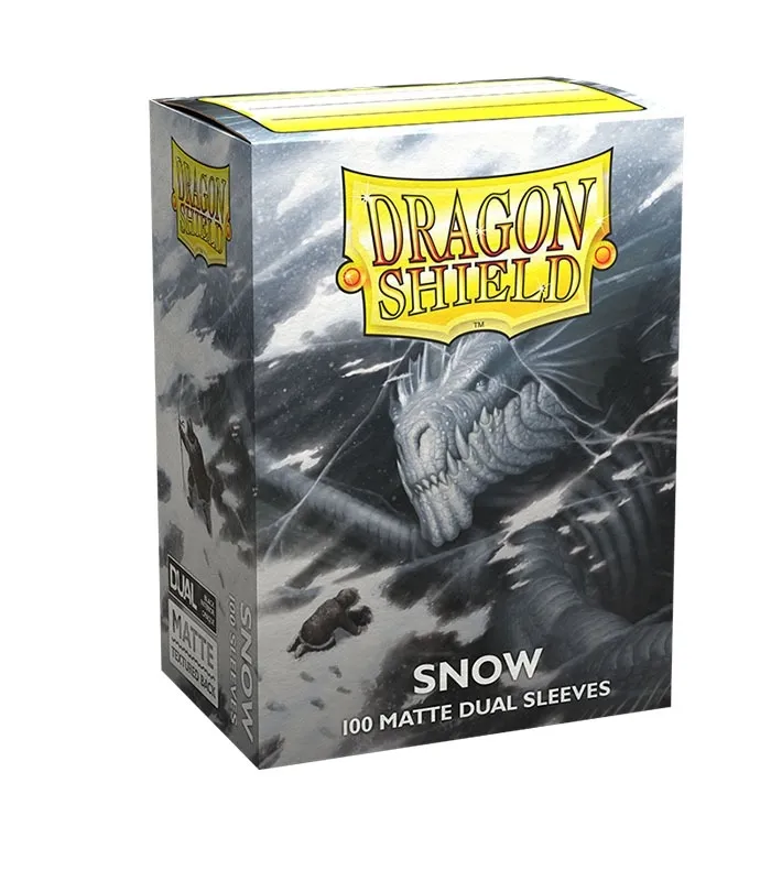 Fundas  Dual Matte Snow Nirin Blanco  Dragon Shield.
