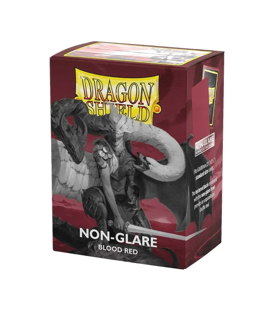 Fundas Matte Non-Glare Blood Red - Dragon Shield