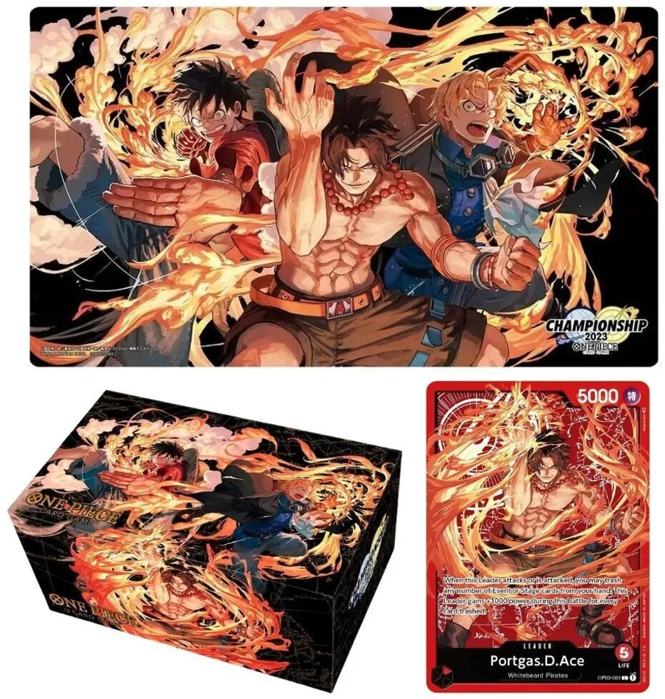 [810059782457] One Piece Card Game Special Goods Set -Ace/Sabo/Luffy-