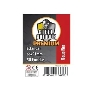 [8425402364062] Fundas Steel Armour Solid Red