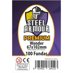 [8425402364123] 100 Fundas Premium Wonder Steel Armour