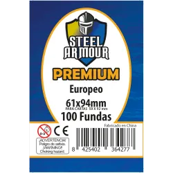 [8425402364277] 100 Fundas Premium EU - Steel Armour