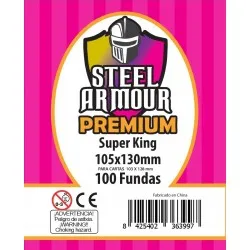 100 Fundas Premium Super King - Steel Armour