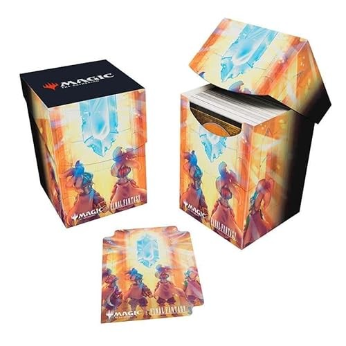 Ultra Pro - Final Fantasy X Universes Beyond Crystal's Chosen 100+ Deck Box for Magic: the Gathering | Trading Card Accessories, Collectible Card Game