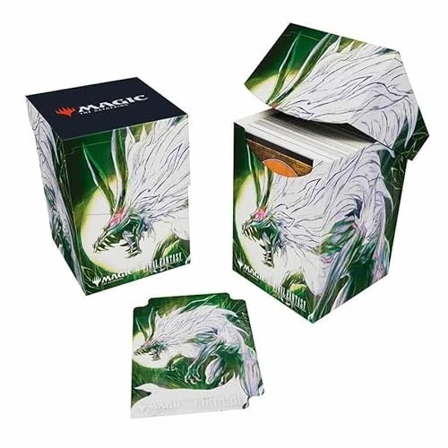 Ultra Pro - Final Fantasy X Universes Beyond Summon Fenrir 100+ Deck Box for Magic: the Gathering | Trading Card Accessories, Collectible Card Game Ge