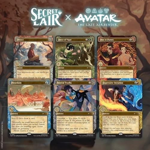 Magic the Gathering Secret Lair X Avatar: the Last Airbender - One with the Elements (Non-Foil)