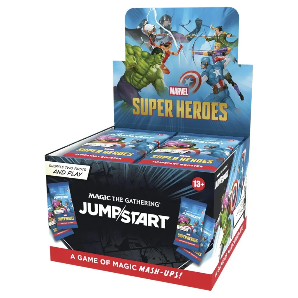 [195166313252] Caja Sobres Jumpstart Marvel Super Heroes Inglés - Magic The Gathering
