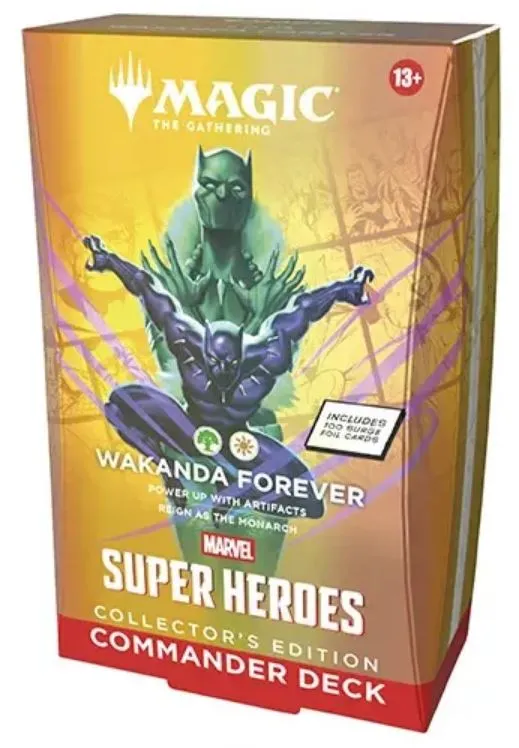 Magic The Gathering TCG Commander Deck Collector's Edition Marvel Super Heroes - Wakanda Forever