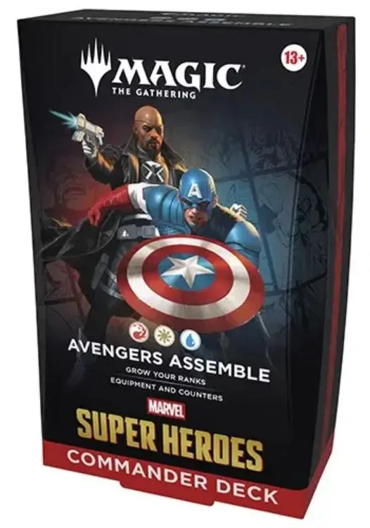 [1951663130091] Magic The Gathering TCG Commander Deck Marvel Super Heroes Inglés - Avengers Assemble