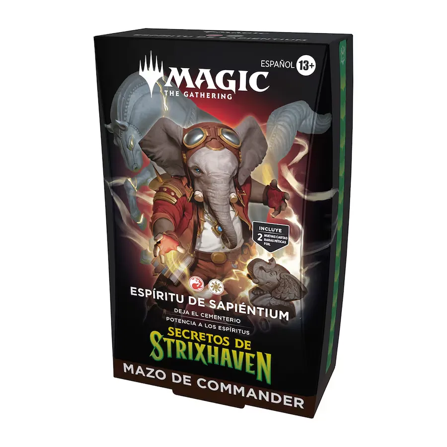 Secretos de Strixhaven - "Espíritu de Sapiéntum" Commander Deck Español- Magic The Gathering
