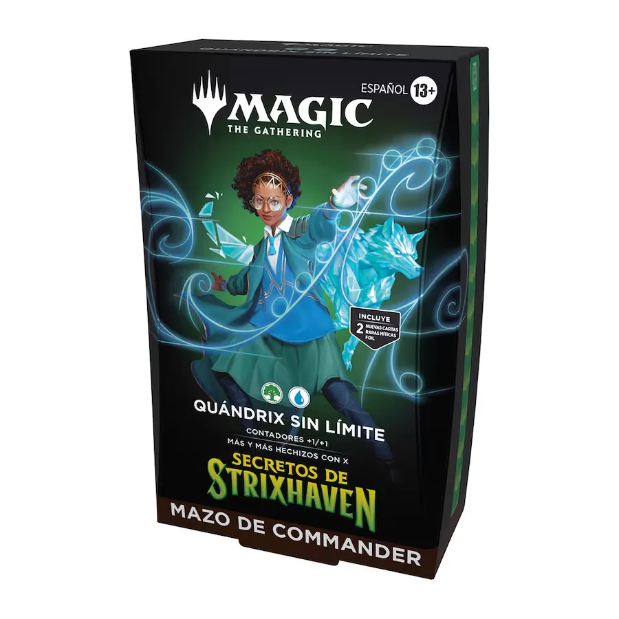 [50109963713865] Secretos de Strixhaven - "Quandrix sin Límite" Commander Deck Español- Magic The Gathering