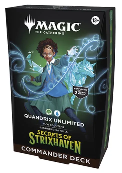 [1951663180355] Magic The Gathering TCG Commander Deck Secrets of Strixhaven Inglés - Quandrix Unlimited