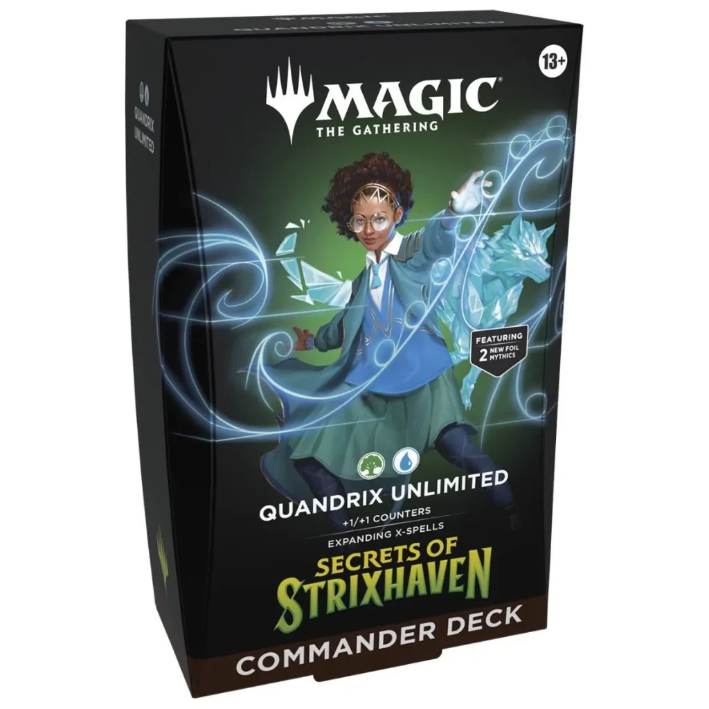 [1951663180355] Secrets of Strixhaven - "Quandrix Unlimited" Commander Deck Inglés - Magic The Gathering