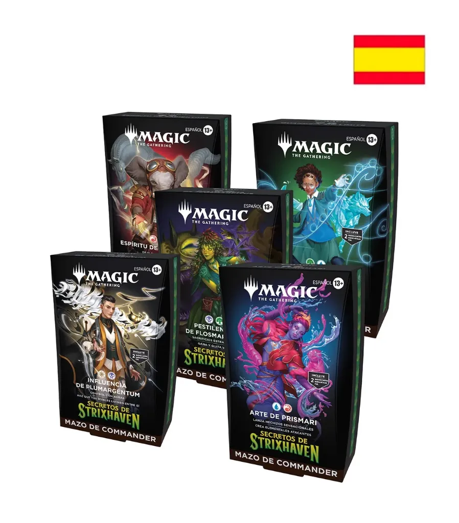 Commander Pack 5 mazos - Español - MTG Secrets of Strixhaven