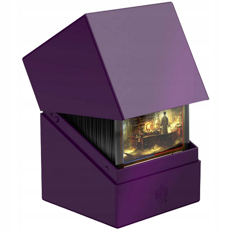 [4056133027656] Boulder Deck 100+ Solid Colour: Purple - Ultimate Guard