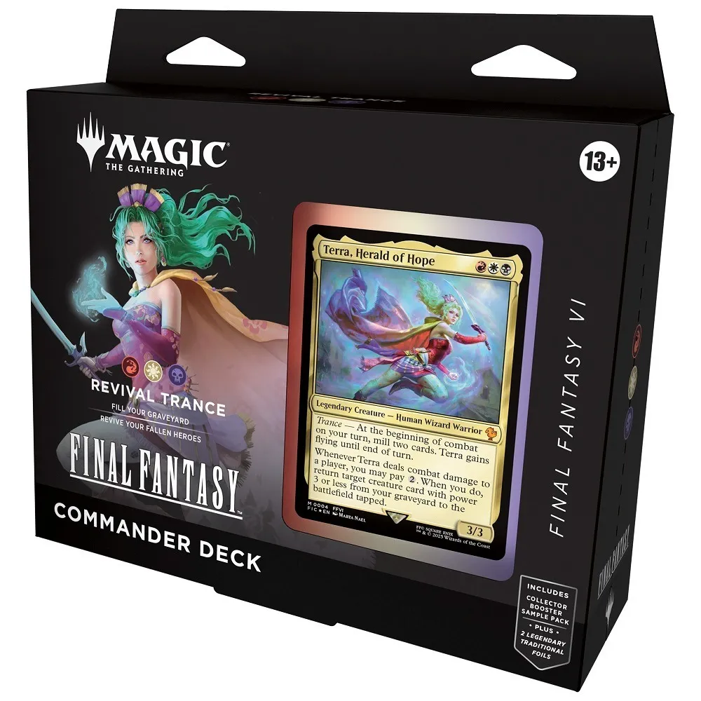 [1951662709992] Final Fantasy - "Revival Trance" Commander Deck Inglés - Magic The Gathering